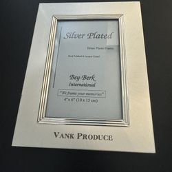 Silver Plated Brass Photo Frame