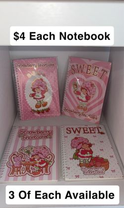 Strawberry shortcake notebooks $4 each