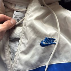 Blue / White Nike Windbreaker M 