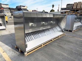NSF Commercial Kitchen Restaurant Exhaust Only Hood 10 FT