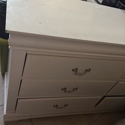 white dresser