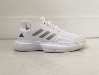 adidas gazelle silver green womens Adidas Women's CourtJam Control 3 JR1788