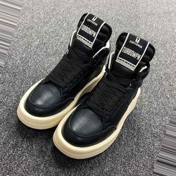 Rick Owens Leather Low Sneakers 15