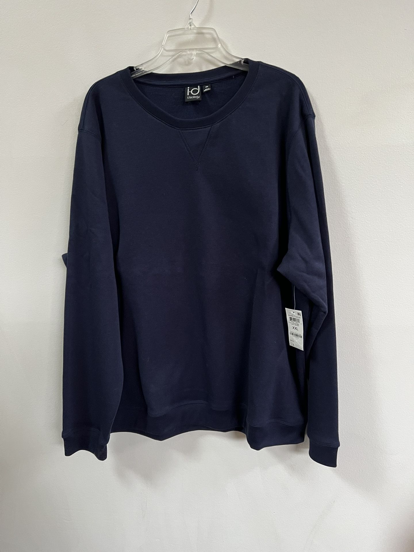 Mens Fleece Pullover Crew neck Sweatshirt