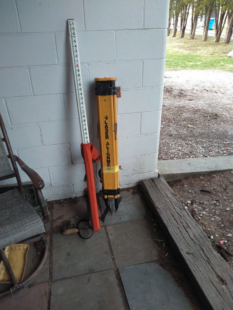 Tripod And Measure Pole