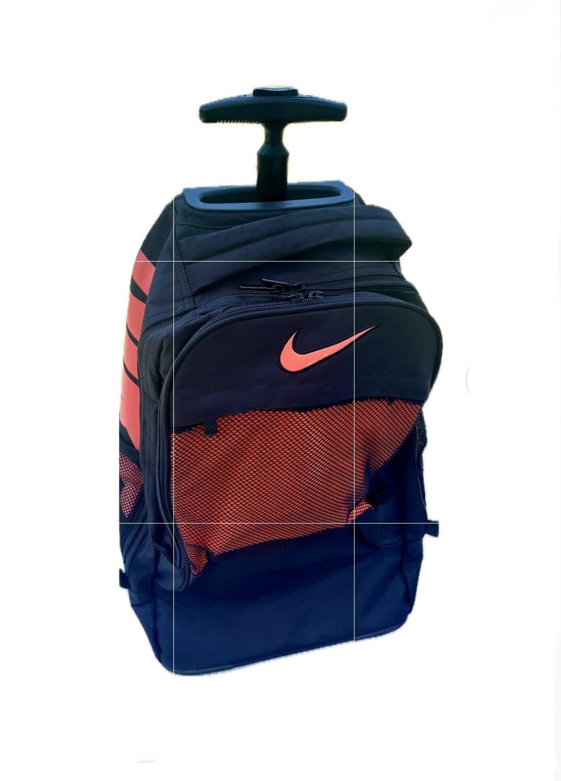 NIKE• Wheeled Laptop Backpack, Black/Orange • One Size• 🆕👍✅NEW without Tags