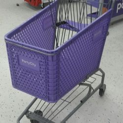 Shopping Cart Purple Party City 