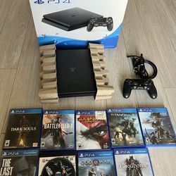 PS4 Open Box PlayStation 4 Slim 1TB With 11 AAA Games 