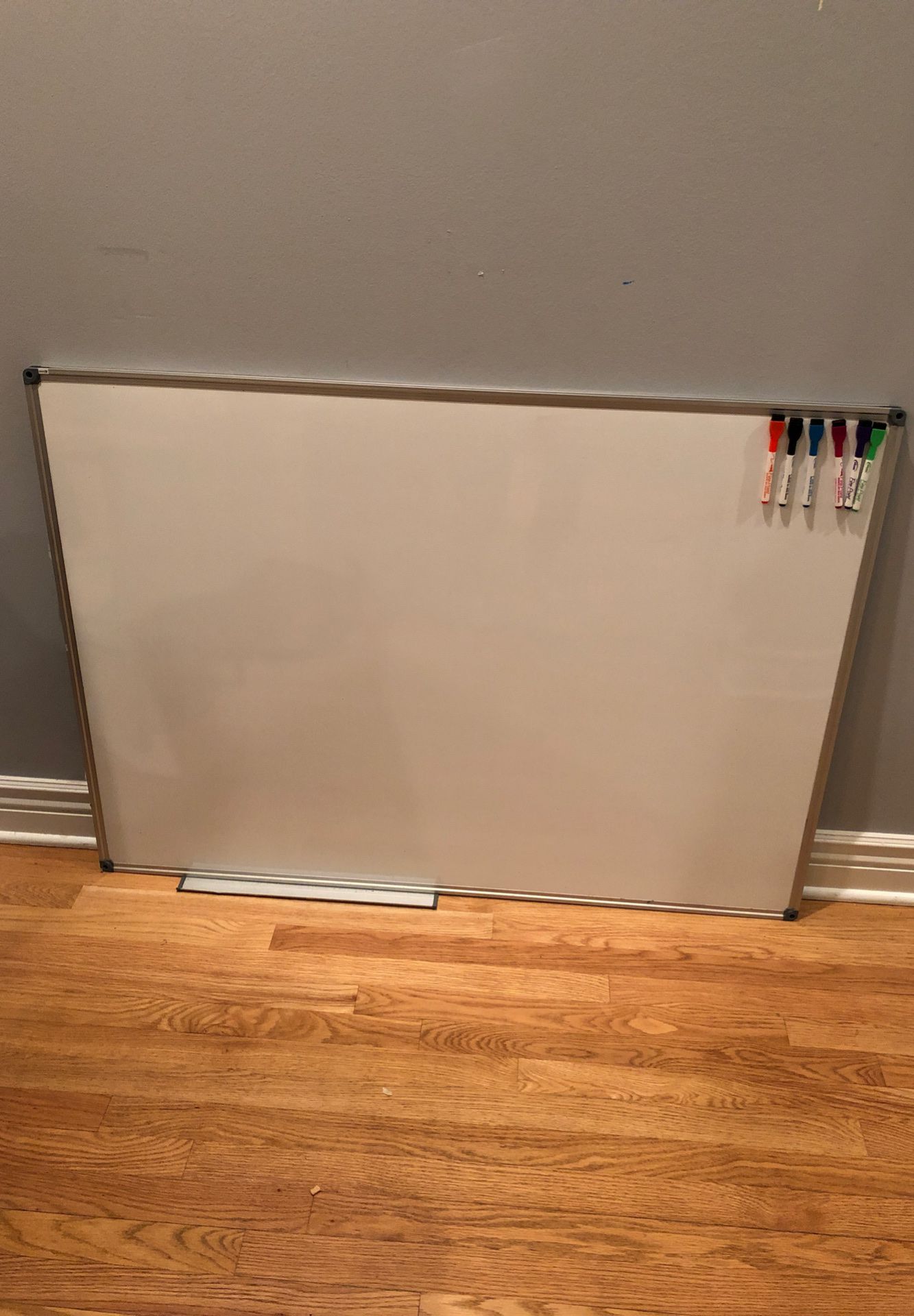 Large whiteboard and markers