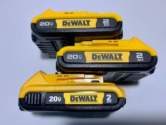 DCB203-3 DEWALT Battery 20v Max XR Li-Ion Compact 2.0 AH (3-Pk) **NEW*
