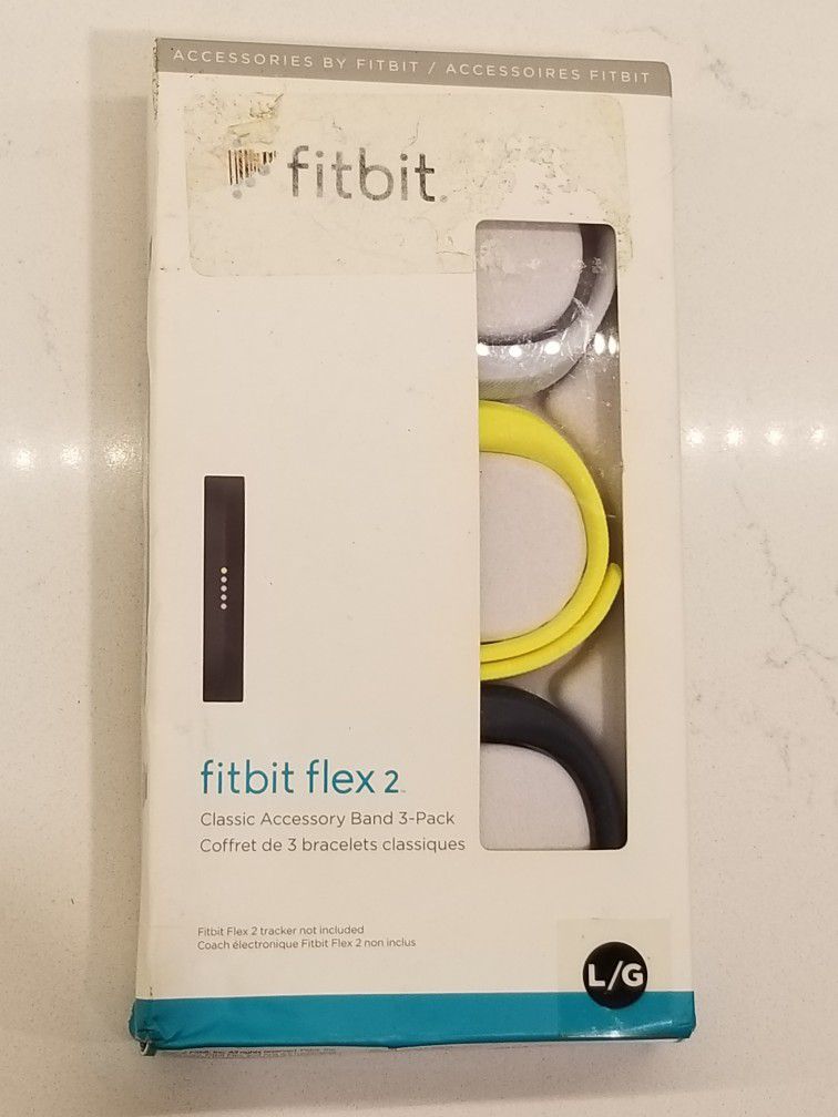 Fitbit Flex 2  Classic Accessory Band - 3 Pack