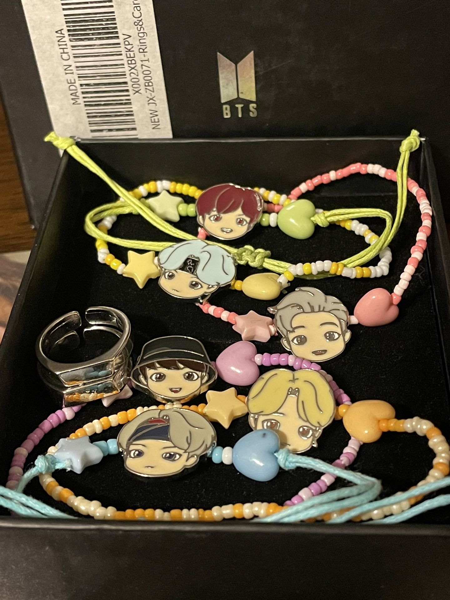 BTS Bracelets And Rings