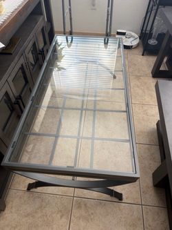 Coffee table and 2 end tables