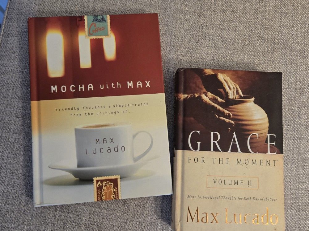 2 Max Lucado hardcover titles