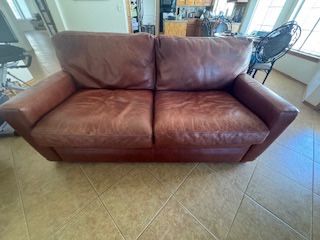 American Leather Queen Sleeper Sofa, Made In Usa