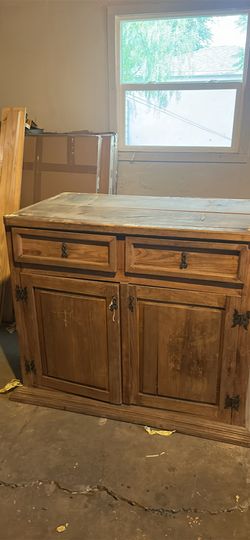 Vintage Wood Cabinet