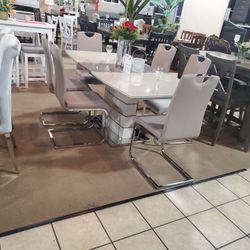 7pc Standard Height Dining Set 