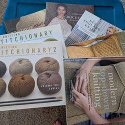 Lot Of Knitting Books