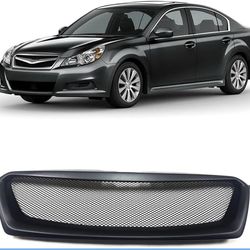 Car Front Bumper Grill Grille Cover Kit For Subaru Legacy 2010 2011 2012 Black