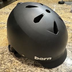 BERN Summer Watts EPS Helmet Matte Black Small