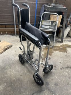 Medline Transport Wheel Chair 