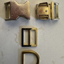 Dog Collar Brass Hardware - Free