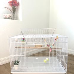 White Bird Cage