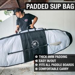 Brand New HO Stevie! SUP Paddle Board Padded Travel Bag Carrying & Storage W Straps BNIB NEVER USED