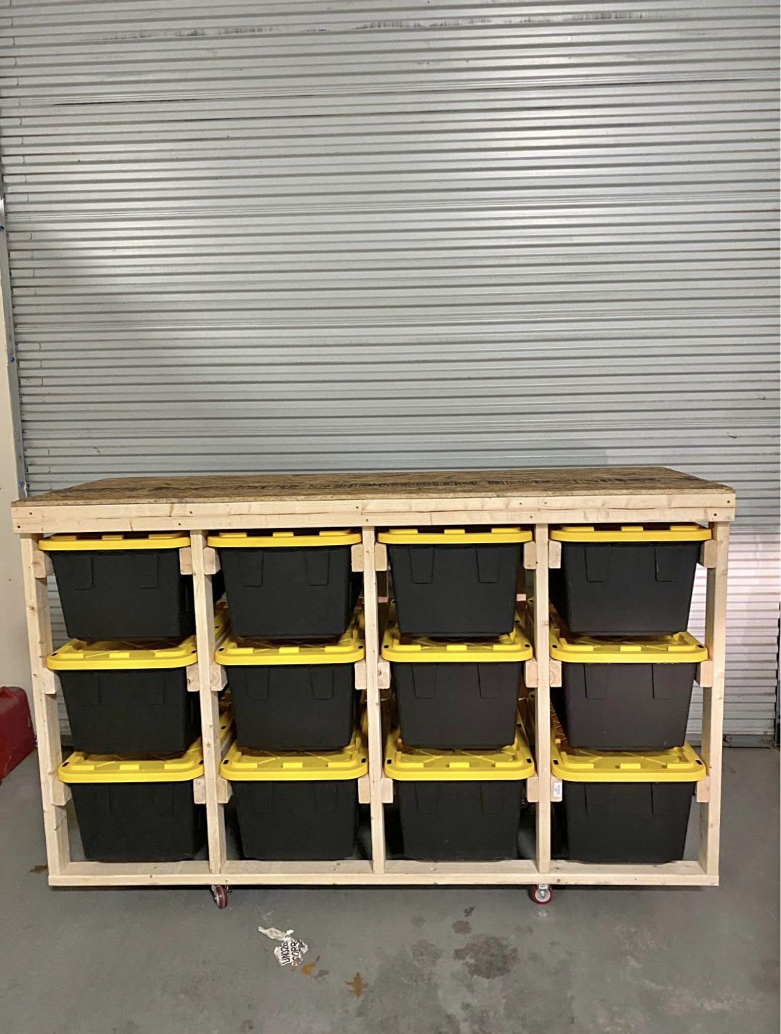 Storage Bin Racks Tote Garage Shelf Organizer System