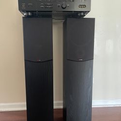 Speaker and reciever set 