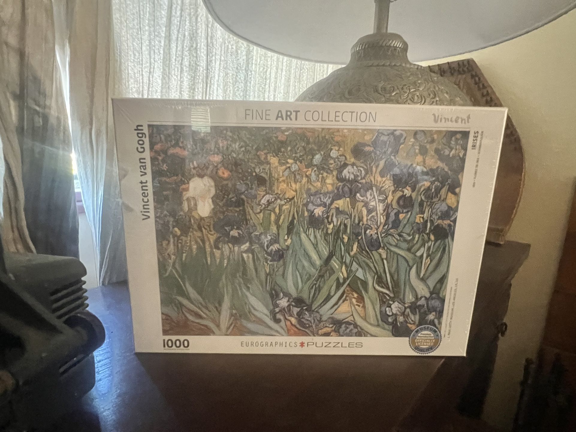Vincent van Gogh Irises 1000-Piece Puzzle – New & Sealed 🖼️