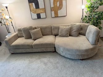 Beige Sectional Sofa