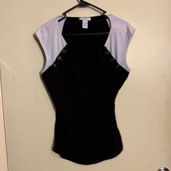 Black and White Blouse 