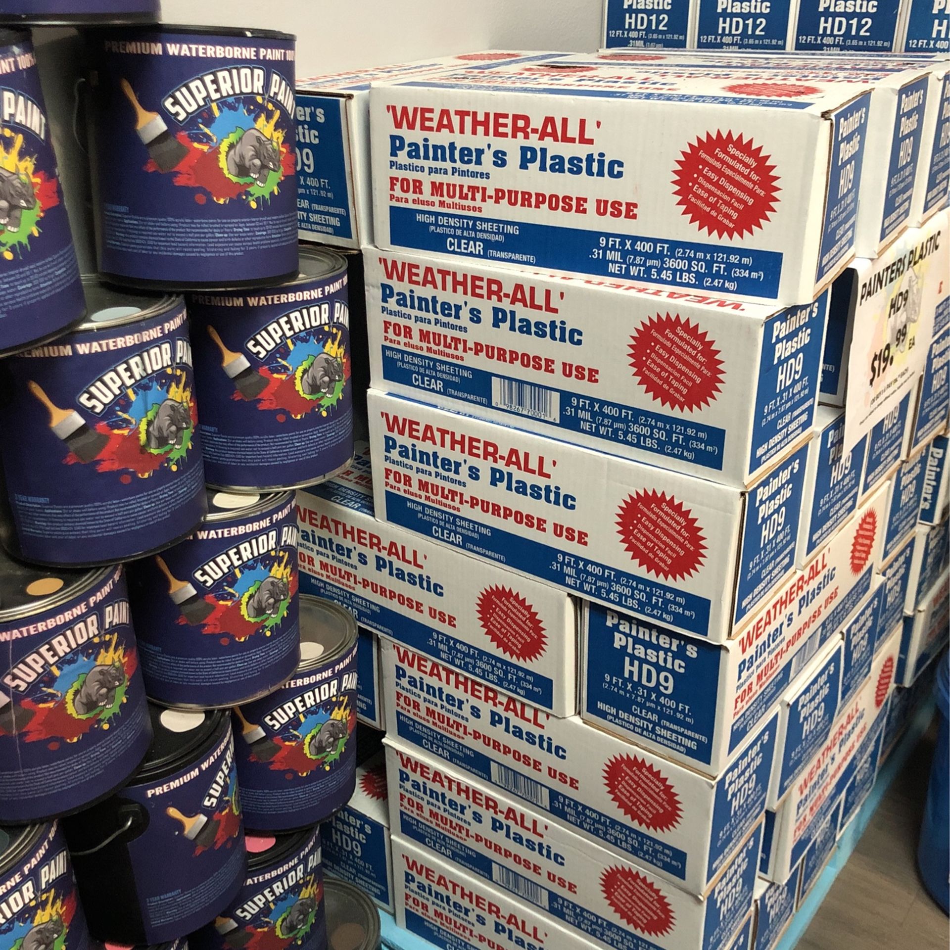 Paint Supplies Painters Plastic for Sale in Riverside, CA OfferUp