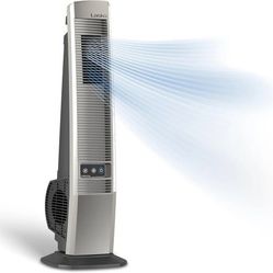 Outdoor Living Oscillating Tower Fan, for Decks, Patios and Porches, 10 Foot Power Cord, 4 Refreshing Speeds, 42"