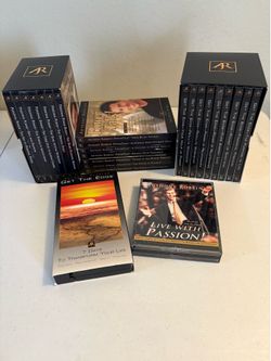 Tony Robbins Get The Edge, Personal Power and Power Talk CD Sets Plus Bonus Live With Passion 4 CD