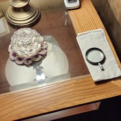 Coffee table with two end tables