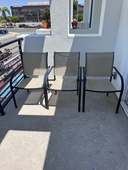 FREE 3X Patio / Balcony chairs