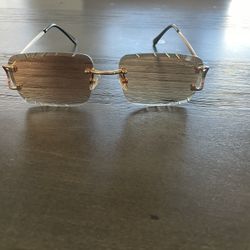 Cartier Sunglasses gold tint