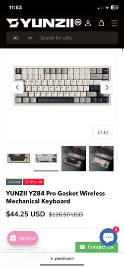 Custom Keyboard, Lubed Switches And Silent Key caps.