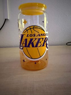 16oz Lakers ombré cup