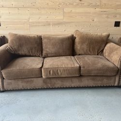 Beautiful Tan/Carmel Sofa 