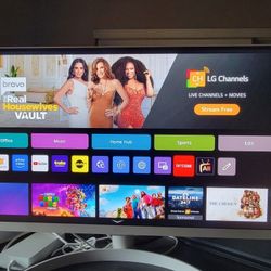 LG 27SR75U-W 27 inch 4K UHD Smart Gaming Monitor