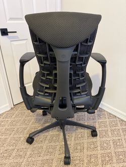 Herman Miller Embody Task Chair – Carbon Balance Fabric – Fully Loaded Authentic