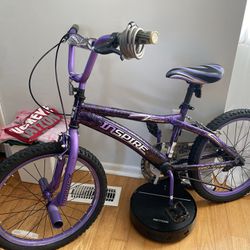 Purple Inspire Girls Bike 20” Wheels