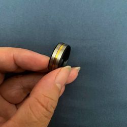 Men’s Fashion Stainless Steel Wedding Band Size 12