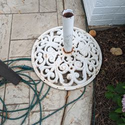 Cast iron vintage outdoor Umbrella stand 