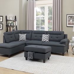 Sectional Sofa With Ottoman In Offer 🔥🔥🔥
