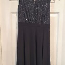 Black SIZE 6 womens DRESS shimmery/glitterry Top
