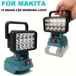 LED Flashlight For Makita Battery. 18W 4inch